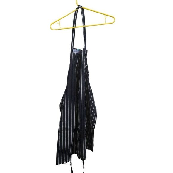 Chef works striped apron - Picture 4 of 9